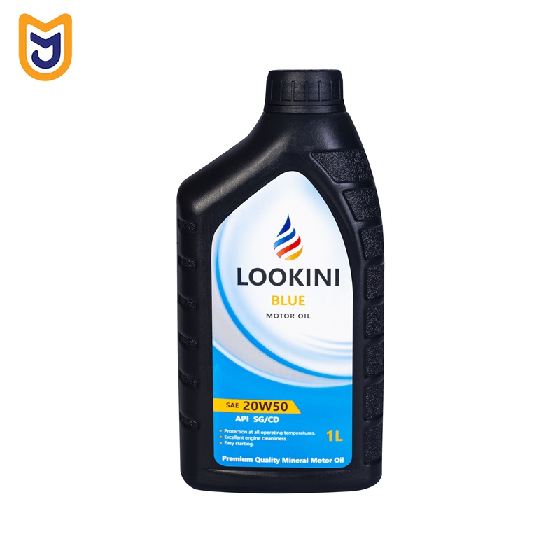 روغن موتور خودرو لوکینی LOOKINI مدل BLUE 20W50 (یک لیتری)