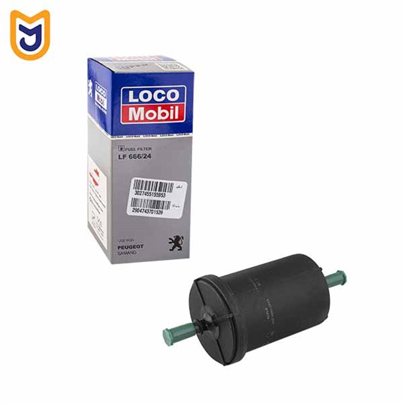 فیلتر بنزین لوکومبیل LOCO Mobil مدل LF666/24 (پلیمری) مناسب رنو ال 90