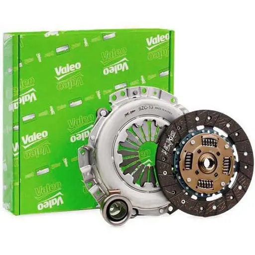 دیسک و صفحه پژو 206 تیپ 5 والئو سبز ترک لیبل valeo با بلبرینگ (پری‌دمپر 6 فنر)
