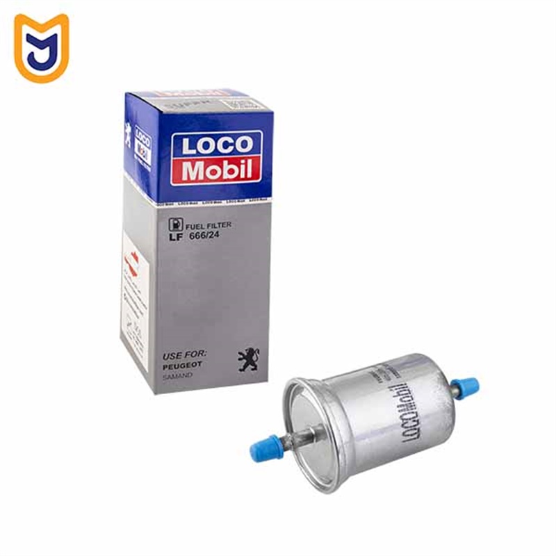 فیلتر بنزین لوکومبیل LOCO Mobil مدل LF666/117 (فلزی) مناسب رنو ال 90